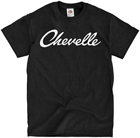 Chevrolet Chevelle Logo Black T-shirt - Ready to Ship! - High-Quality! (3XL)