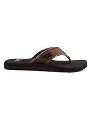 Quiksilver Men's Monkey Abyss Flip Flops, Brown