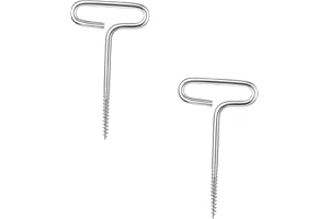 QINWUWU XXHong Ice Fishing Nails Ice Fishing Tent Pegs Ice Auger Drill Spiral Drill Ice Fishing Screws Shelter Stake Nails for Camping 2 Packs