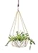Mkono Himmeli Hanging Planter with Ceramic Plant holder Wall decor