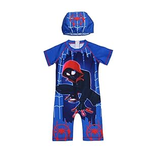 Kinderen Cosplay Spiderman Zwemkostuum Jongen Meisje Badpak Surfen 2 Stuk Badmode Mouwen Nieuwigheid UV Buitenshuis…