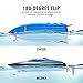 Costzon 2.4G Rc High Speed Racing Boat for Pools Lakes Outdoor, 30 Km/H Radio Control Boat Toys for Adults & Kids, 4CH Rechargeable Racing Boat by Remote Control Blue