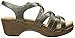 Dansko Women's Stevie Flat Sandal, Pewter Nappa, 40 EU/9.5-10 M US