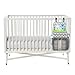 Playard Diaper Caddy and Nursery Organizer for Newborn Baby Essentials, Chevron Pattern, Grey and White, Baby Accessory Organizer by California Home Goods