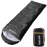 FARLAND Sleeping Bag for Adults Teens Kid with Compression Sack Portable and Lightweight for 3-4 Season Camping, Hiking,Waterproof, Backpacking and Outdoors