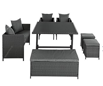 Sts Supplies Ltd Rattan Patio Furniture Set Outdoor Garden