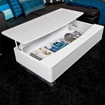 Couchtisch Mit Stauraum Weiß