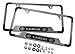 WizCar 2 Pack Luxury Polished Stainless Steel License Plate Frame for Lexus
