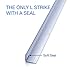 SuperSeals Frameless Shower Door Seal L Strike w/Soft Seal Angle Jamb