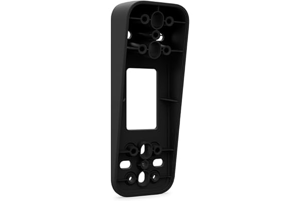 Wedge Mount for Blink Wired Doorbell 2K+ (newest model) â€” Easy install, angle up or down for flexibility and optimal views, Black