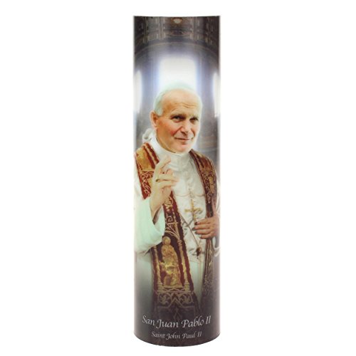 The-Saints-Collection-Pope-Saint-John-PaulII-LED-Prayer-Candle