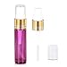 Olilia Glass Spray Bottles with Gold Fine Mist Sprayer 12 Pack of 10ml (1/3oz) - Refillable Empty Bottles Perfect for Essential Oils (Mixed Color)