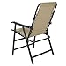 Best Choice Products Patio Lounge Suspension Folding Chair Outdoor Sport Beige