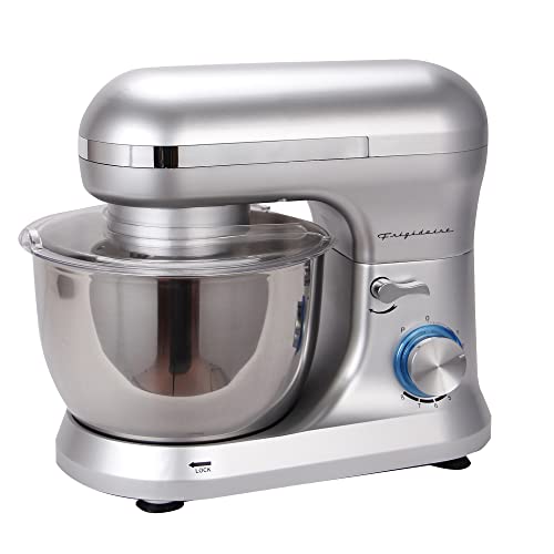 FRIGIDAIRE ESTM020SILVER 4.5L Retro Stand Mixer (Silver), 4.75 quart