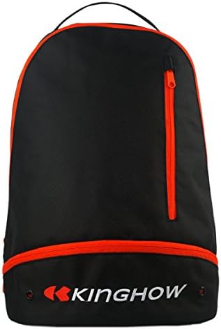 KingHow Sports Backpack Equipment Bag Lightweight for Basketball Soccer (Black)