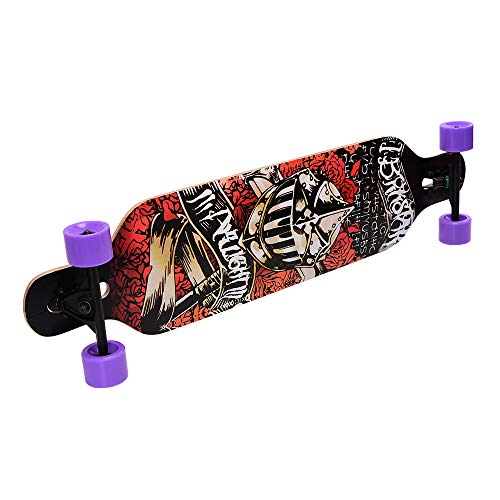 ChromeWheels 41 inch Longboard Drop Through Deck Skateboard Complete Cruiser - Image 4