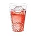 Clear Plastic Cups | 12 oz. 100 Pack | Hard Disposable Cups | Plastic Wine Cups | Plastic Cocktail Glasses | Large Plastic Drinking Cups | Plastic Party Punch Cups | Bulk Wedding Plastic Tumblers
