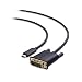 Cable Matters USB C to DVI Cable (USB-C to DVI Cable) in Black 6 Feet - Thunderbolt 3 Port Compatible for MacBook Pro, Dell XPS 13, 15, HP Spectre x360, Surface Book 2 (NOT Compatible with Mac Mini)