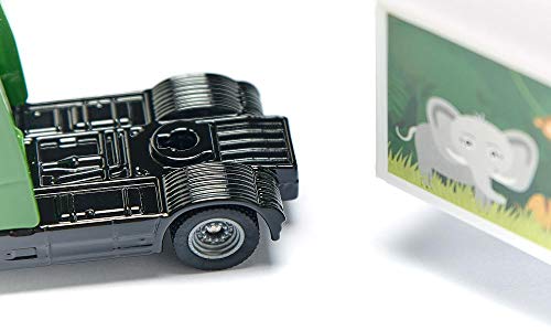 siku 1627, Sattelzug, Metall/Kunststoff, 1:87, Grün, Bereifung aus Gummi, Öffenbare Heckklappe – Bild 3