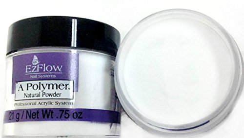 EZ Flow A Polymer False Nails, Natural, 0.75 Ounce