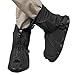 ArunnersTM 100% Waterproof Bike Shoes Covers Reusable Rain Snow Overshoes Travel Women Men(XXXL,Black)