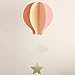 AZOWA 8 Pcs Large Size Hot Air Balloon Hanging Decorations (Pink, 8 Pcs)