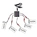 5pcs 3.7v 1200mAh Lipo Battery For Syma X5HW X5HC RC Quadcopter With 5 In 1 Battery Charger