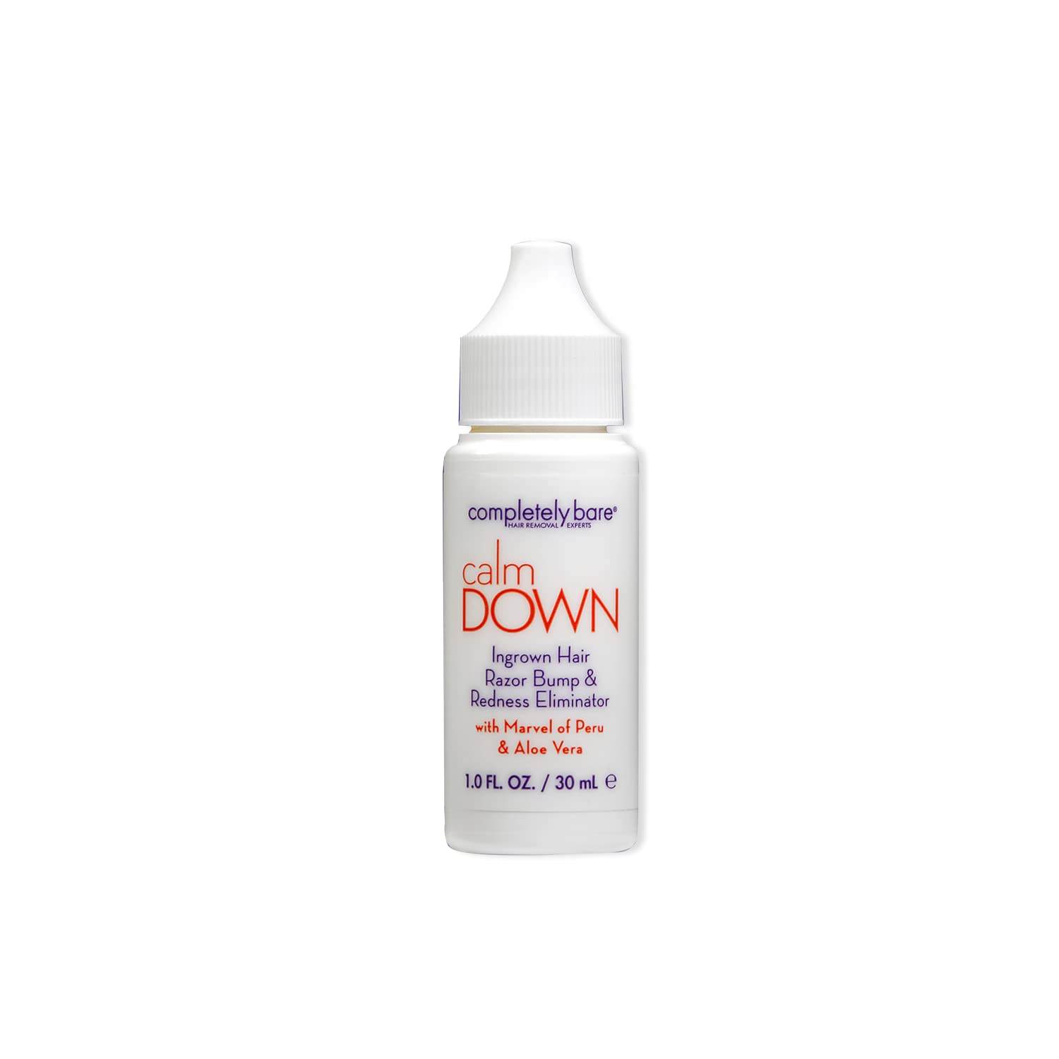calm DOWN Ingrown Hair, Razor Bump & Redness Eliminator - Exfoliating AHAs & BHAs