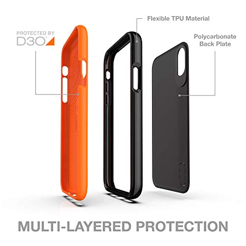 Gear4 Battersea Series Protective Slim Case Cover for Apple iPhone X 10 - Black