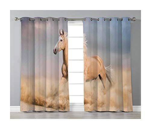 Goods247 Blackout Curtains Grommets Panels Printed Curtains For