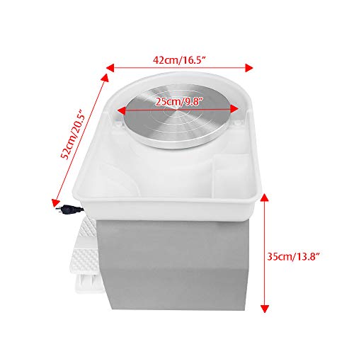 ZXMT Pottery Wheel Electric Table Top Pottery Wheel for Adult Pottery