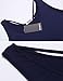 Naggoo Womens Sleeveless T Shirt Dress High Low Split Casual Tank Dress