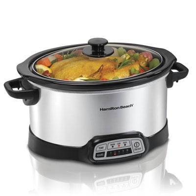 Hamilton Beach 5 Quart Slow Cooker, Black - Image 2