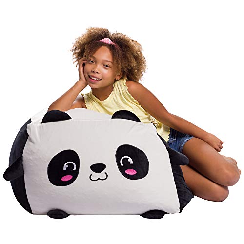 Posh Creations Large Bean Bag Soft Cozy Animal Chair for Bedrooms, Kids Lounger, Large24 inch