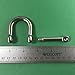 US STAINLESS Stainless Steel 316 Wide D Shackle 5/16