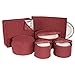 Richard's Homewares - Quilted China Keepers 6pc. Starter Set - Crimson