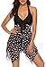YD YONGDONG Swimsuits for Women Halter Bathing Suits with Shorts