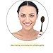 EPRHAN Oval Makeup Brush Black Perfect Make up Brush for Your Concealer, Loose powder Brush Contour Kit and Face Powder Foundation