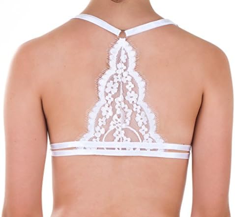 Trussa Women's Sexy Lace Racerback bralette One Size