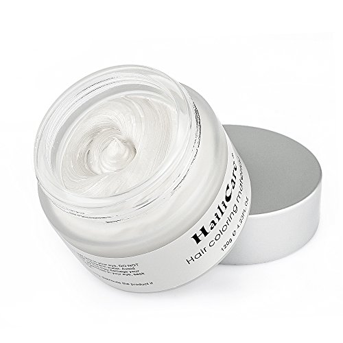 Hailicare 120g Grandpa White Hair Wax Men Women Professional Hair