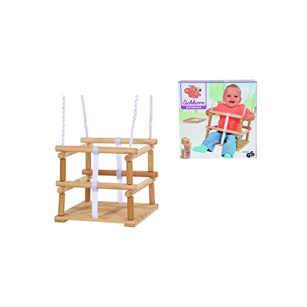 Eichhorn 100004502 - Outdoor Gitterschaukel - höhenverstellbar 140-210cm - TÜV/GS geprüft - bis 20 kg belastbar… – Bild 7