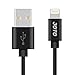 Lightning Cable, [Apple MFi Certified] JOTO Lightning to USB Cable (6.6ft 2m long), Data Sync Charge Cable for iPhone 6S 6 Plus 6, iPad Pro, Air 2, mini 4, iPod touch 5 6th gen, nano 7th gen (Black)