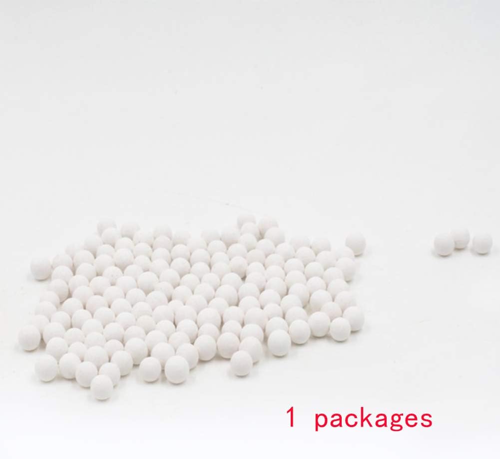 Replacing Mineral Beads Negative Ions Ceramic Energy Balls for Filter Shower Head Useful Shower Head Water Purifying (White)