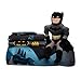 Franco Kids Bedding Comforter with Sheets and Cuddle Pillow Bedroom Set, 5 Piece Twin Size, Batman