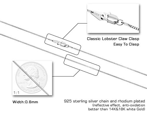 2 Jewlpire+Sterling+Silver+Chain+Lobster