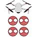 Helistar 4 Pcs Aluminum Motor Cover Protective Cover Compatible with DJI Mavic Mini Drone, Red