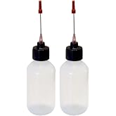 Liberty Products 2-2oz Plastic Squeeze Bottles 1.5" Stainless Applicators