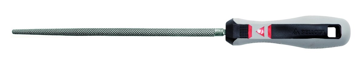 Round Mechanical File for Painters, Two Material Handle, 10 Stitching Seams