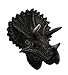 Zeckos Triceratops Trophy Wall Mounted Dinosaur Head Sculpture