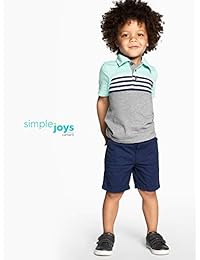 Shorts planos planos de 2 piezas para niños pequeños de Joys by Carter